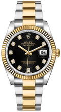 Load image into Gallery viewer, Rolex Datejust 36 Black Diamond Dial Watch 116233-0175