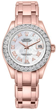 Load image into Gallery viewer, Rolex Pearlmaster 34 Everose Gold Women's Watch 81285MRP