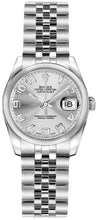 Load image into Gallery viewer, Rolex Lady-Datejust 26 Stainless Steel Domed Bezel Women's Watch 179160