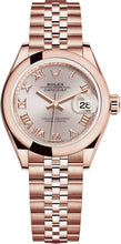 Load image into Gallery viewer, Rolex Lady-Datejust 28 Roman Numeral Jubilee Bracelet Watch 279165-0010