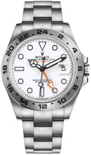 Load image into Gallery viewer, Rolex Explorer II White "Polar" Dial Oystersteel Oyster Bracelet Men's GMT Watch 226570-0001