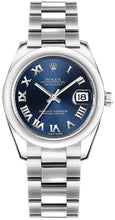Load image into Gallery viewer, Rolex Datejust 31 Blue Dial Steel Watch 178240-0036