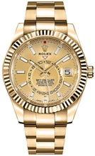 Load image into Gallery viewer, Rolex Sky-Dweller Champagne Dial Gold Men's Watch 326938-0003