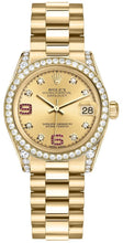 Load image into Gallery viewer, Rolex Datejust 31 Champagne Diamond &amp; Rubies Watch 178158-0070