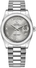 Load image into Gallery viewer, Rolex Day-Date 36 Platinum Domed Bezel Watch 118206