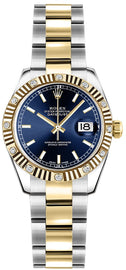 Rolex Lady-Datejust 26 Blue Dial Women's Watch 179313