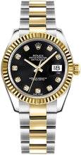 Load image into Gallery viewer, Rolex Datejust 31 Black Dial Women's Watch 178273-0045