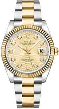 Load image into Gallery viewer, Rolex Datejust 36 Steel &amp; Gold Diamonds Unisex Watch 126233-0046