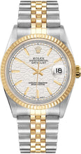 Load image into Gallery viewer, Rolex Datejust 36 Ivory Dial Unisex Watch 16013