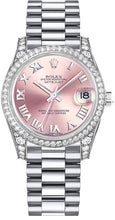 Load image into Gallery viewer, Rolex Datejust 31 Pink Dial White Gold Watch 178159-0071