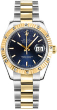 Load image into Gallery viewer, Rolex Datejust 31 Blue Dial Diamond Bezel Two Tone Watch 178313