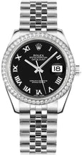 Load image into Gallery viewer, Rolex Datejust 31 Diamond White Gold Bezel Ladies Watch 178384-0039