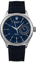 Load image into Gallery viewer, Rolex Cellini Date Blue Dial 39mm White Gold Men's Watch 50519