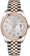 Load image into Gallery viewer, Rolex Datejust 36 Everose Gold &amp; Steel Watch 116201-0061