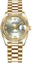 Load image into Gallery viewer, Rolex Datejust 31 Automatic Solid 18K Yellow Gold Watch 178278
