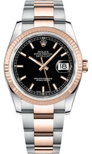 Load image into Gallery viewer, Rolex Datejust 36 Everose Gold &amp; Stainless Steel Watch 116231-0093