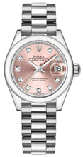 Load image into Gallery viewer, Rolex Lady-Datejust 28 Pink Diamond Dial Women's Watch 279166-0005