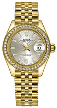Load image into Gallery viewer, Rolex Lady-Datejust 28 Silver Dial Gold Watch 279138RBR-0012
