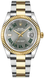 Rolex Datejust 41 Fluted Bezel Yellow Gold & Steel Men's Watch 126333-0019