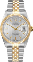 Load image into Gallery viewer, Rolex Datejust 36 Silver Dial Yellow Gold &amp; Stainless Steel Unisex Watch 16013