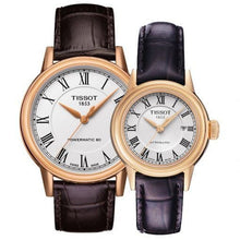Load image into Gallery viewer, Tissot T Classic Carson White Dial Brown Leather Strap Watch For Women - T085.207.36.013.00