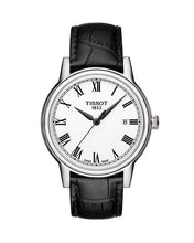 Load image into Gallery viewer, Tissot T Classic Carson White Dial Black Leather Strap Watch for Men - T085.410.16.013.00