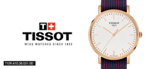 Load image into Gallery viewer, Tissot T Classic Everytime Medium White Dial Two Tone NATO Strap Watch for Men - T109.410.38.031.00