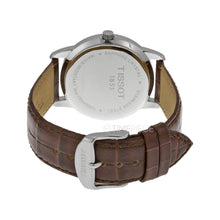 Load image into Gallery viewer, Tissot T Classic Dream White Dial Brown Leather Strap Watch for Men - T033.410.16.013.01