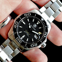 Load image into Gallery viewer, Tag Heuer Aquaracer Black Dial Watch for Men - WAY211A.BA0928