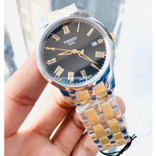 Load image into Gallery viewer, Tissot T Classic Dream Black Dial Two Tone Steel Strap Watch for Men - T033.410.22.053.01