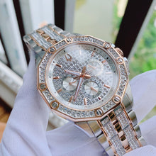 Load image into Gallery viewer, Bulova Octova Crystal Silver Dial Two Tone Steel Strap Watch for Men - 98C133