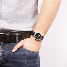 Load image into Gallery viewer, Tissot PR 100 Chronograph Black Dial Black Leather Strap Watch For Men - T101.417.16.051.00