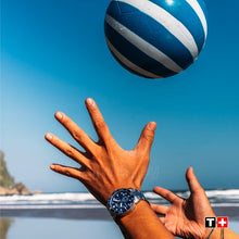 Load image into Gallery viewer, Tissot Seastar 1000 Chronograph Blue Dial Silver Steel Strap Watch For Men - T120.417.11.041.00
