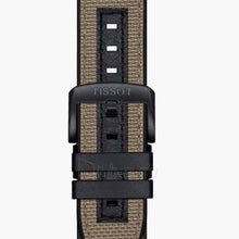 Load image into Gallery viewer, Tissot Supersport Chrono Black Dial Beige Nylon Strap Watch For Men - T125.617.37.051.01