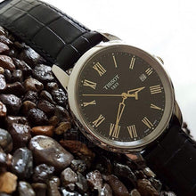 Load image into Gallery viewer, Tissot T Classic Dream Black Dial Black Leather Strap Watch for Men - T033.410.26.053.01