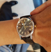 Load image into Gallery viewer, Tissot T Classic Dream Black Dial Black Leather Strap Watch for Men - T033.410.26.053.01