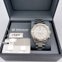 Load image into Gallery viewer, Tag Heuer Aquaracer White Dial Silver Steel Strap Watch for Men - CAY1111.BA0927