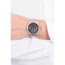 Load image into Gallery viewer, Maserati Successo Chronograph Black Dial Silver Steel Strap Watch For Men - R8873621009
