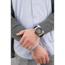 Load image into Gallery viewer, Maserati Potenza Black &amp; Rose Gold Dial Black Rubber Strap Watch For Men - R8851108002