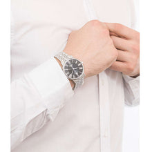 Load image into Gallery viewer, Tissot Carson Premium Black Dial Silver Steel Strap Watch For Men - T122.410.11.053.00