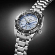 Load image into Gallery viewer, Seiko Prospex Limited Edition Automatic GMT Glacier Blue Dial Silver Steel Strap Watch For Men - SPB385J1