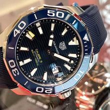 Load image into Gallery viewer, Tag Heuer Aquaracer Blue Dial Watch for Men - WAY201B.FT6150