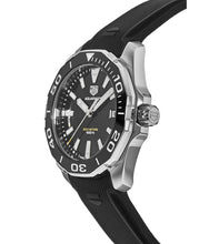Load image into Gallery viewer, Tag Heuer Aquaracer Black Dial Black Rubber Strap Watch for Men - WAY111A.FT6151