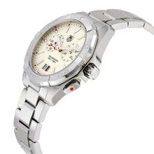 Load image into Gallery viewer, Tag Heuer Aquaracer Chronograph White Dial Silver Steel Strap Watch for Men - WAY111Y.BA0928