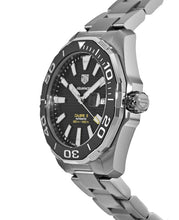 Load image into Gallery viewer, Tag Heuer Aquaracer Black Dial Silver Steel Strap Strap Watch for Men - WAY201A.BA0927
