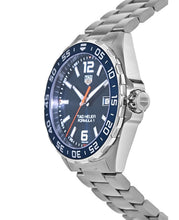 Load image into Gallery viewer, Tag Heuer Formula 1 Quartz Blue Dial Silver Steel Strap Watch for Men - WAZ1010.BA0842