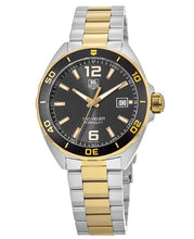 Load image into Gallery viewer, Tag Heuer Formula 1 Quartz Black Dial Two Tone Steel Strap Watch for Men - WAZ1121.BB0879