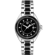Load image into Gallery viewer, Tag Heuer Formula 1 Diamonds Black Dial Two Tone Steel Strap Watch for Women - WBJ141AB.BA0973