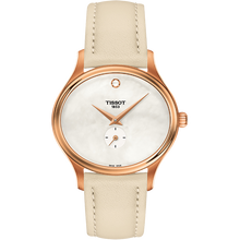Load image into Gallery viewer, Tissot T Lady Bella Ora Mother of Pearl Dial Cream Leather Strap Watch for Women - T103.310.36.111.00