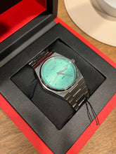 Load image into Gallery viewer, Tissot PRX Quartz Light Green Dial Silver Steel Strap Watch for Men - T137.410.11.091.01